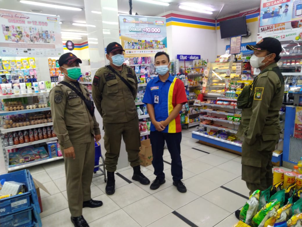 Giat Tramtib Kecamatan Jatiuwung Melaksanakan Operasi PPKM Level 1