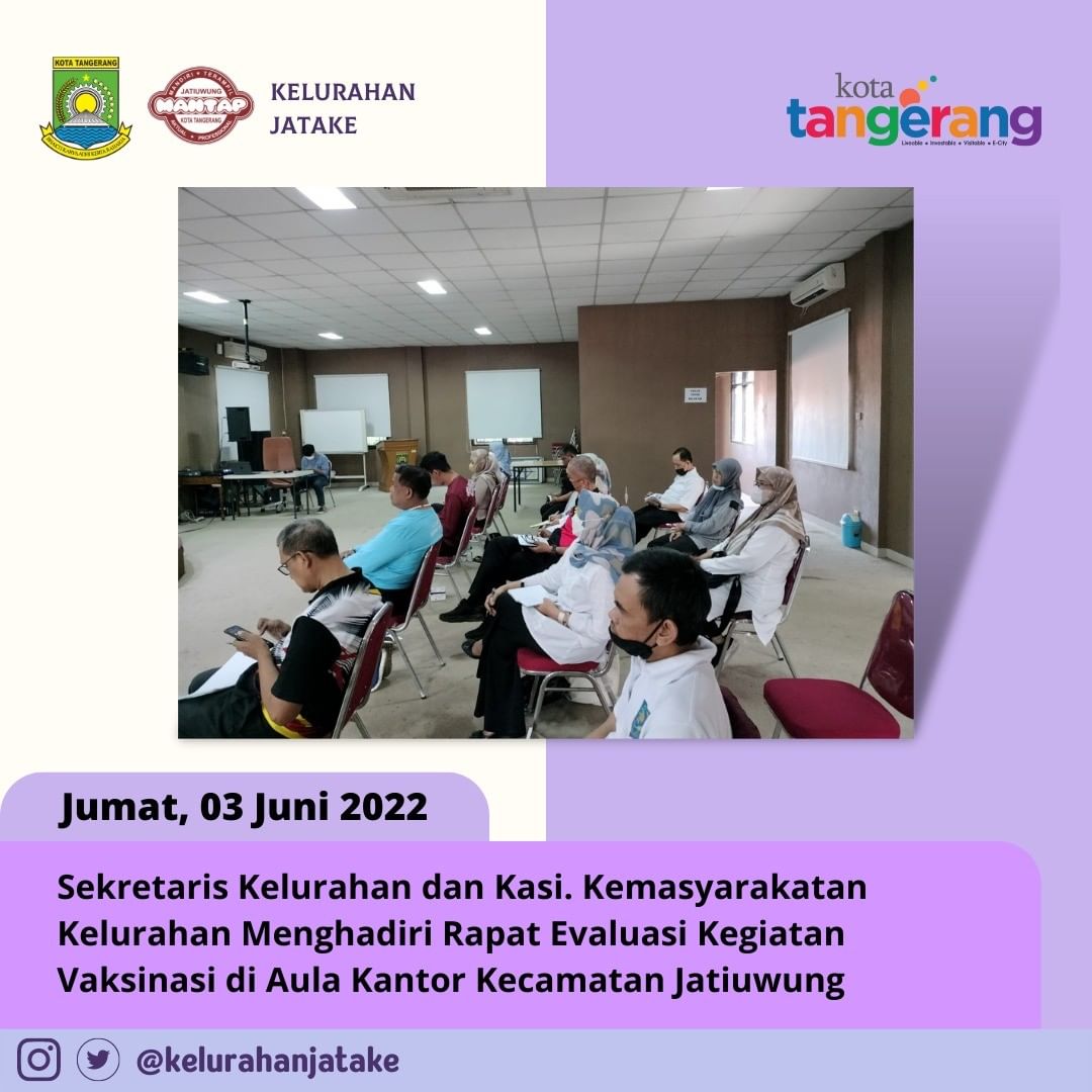 Rapat Evaluasi Kegiatan Vaksinasi