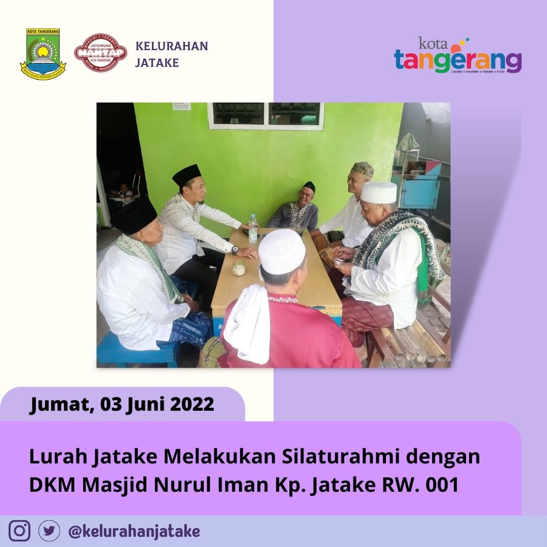 silaturahmi dengan DKM dan Pengurus Masjid Nurul Iman 