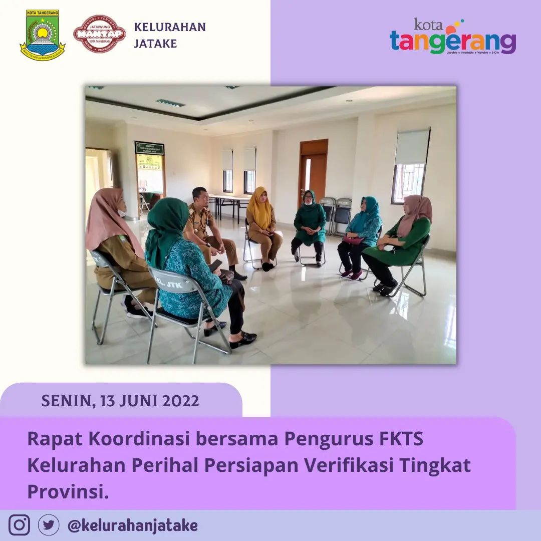 Rapat Koordinasi dengan Pengurus FKTS Kelurahan