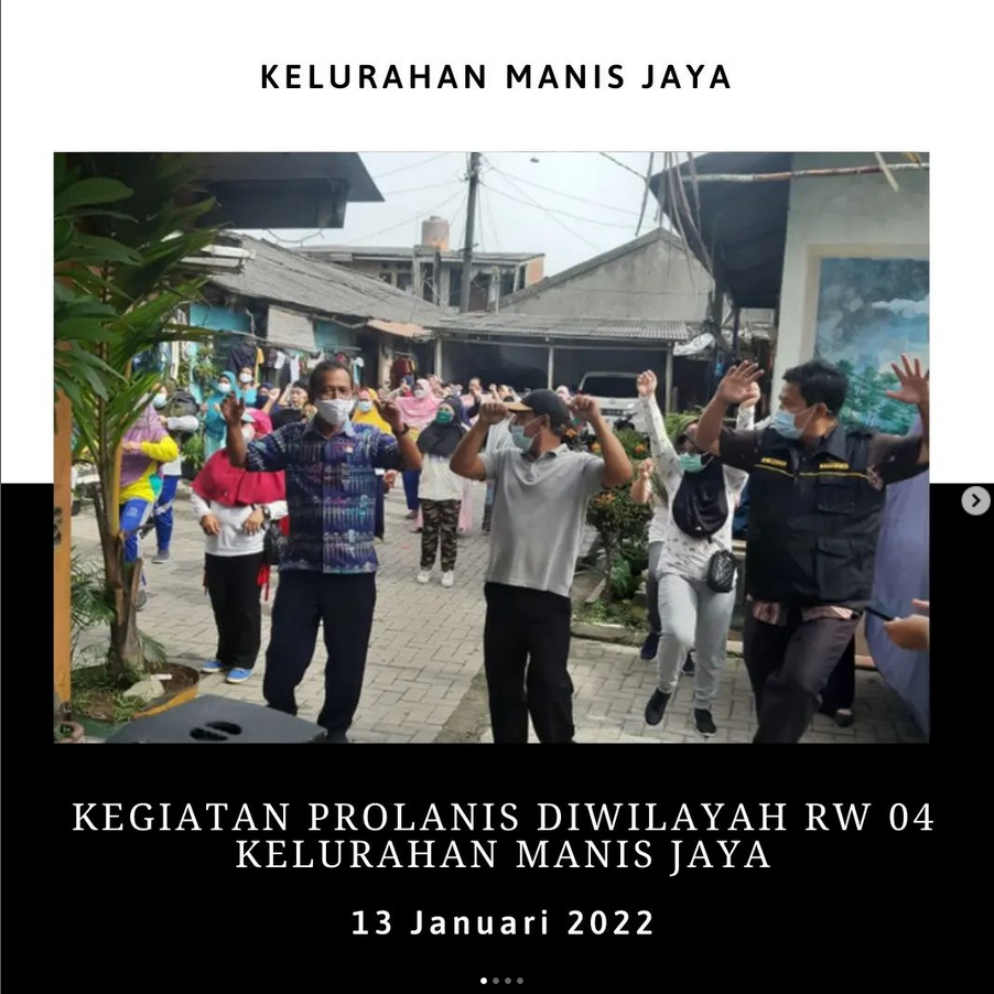 Mengikuti Kegiatan Klub Prolanis diwilayah RW 04