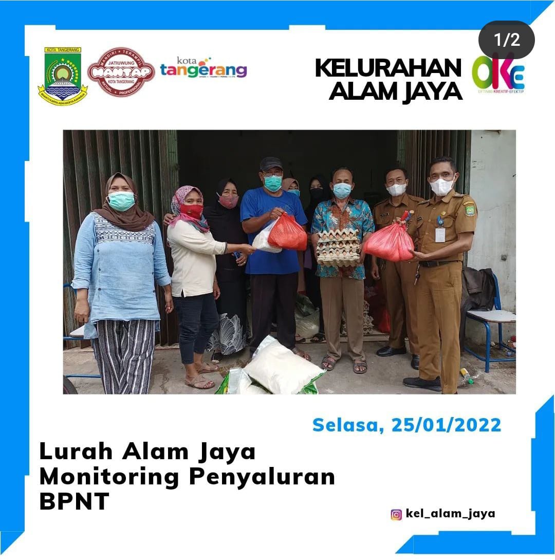 Kegiatan penyaluran Bansos BPNT