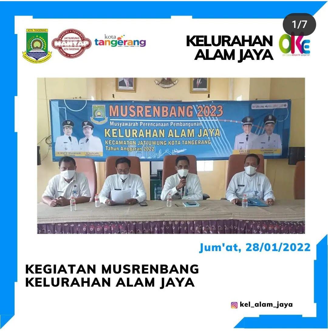 Kegiatan Musrenbang Virtual 2023