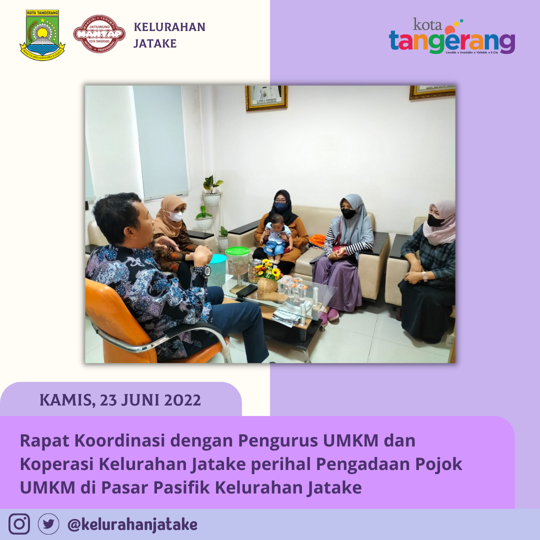 Pertemuan dengan pengurus umkm dan koperasi