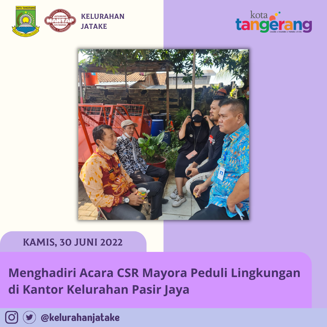 menghadiri acara CSR Mayora