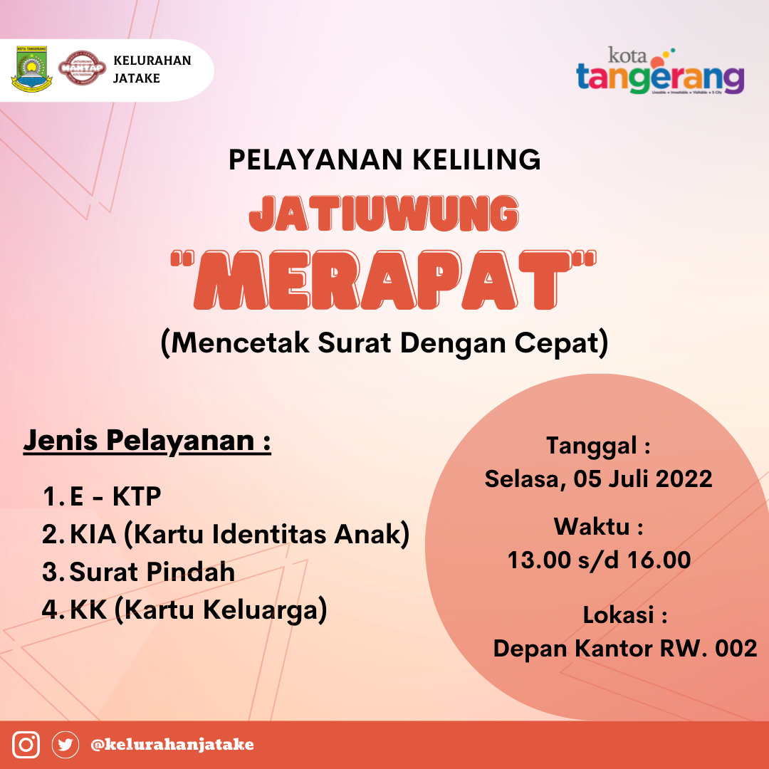 Info Jatiuwung Merapat