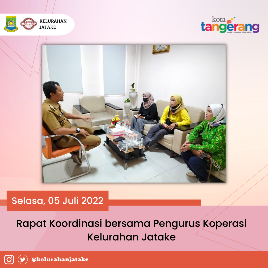 rapat koordinasi dengan pengurus koperasi