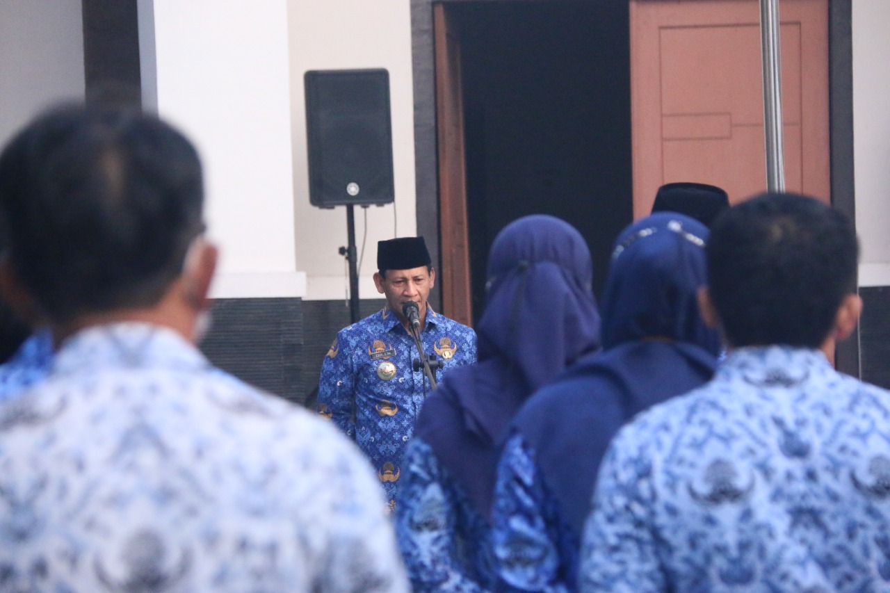 Giat Apel Senin Pagi di Pimpin Camat Jatiuwung