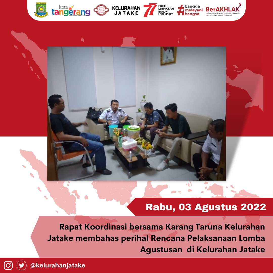 rapat koordinasi dengan karang taruna