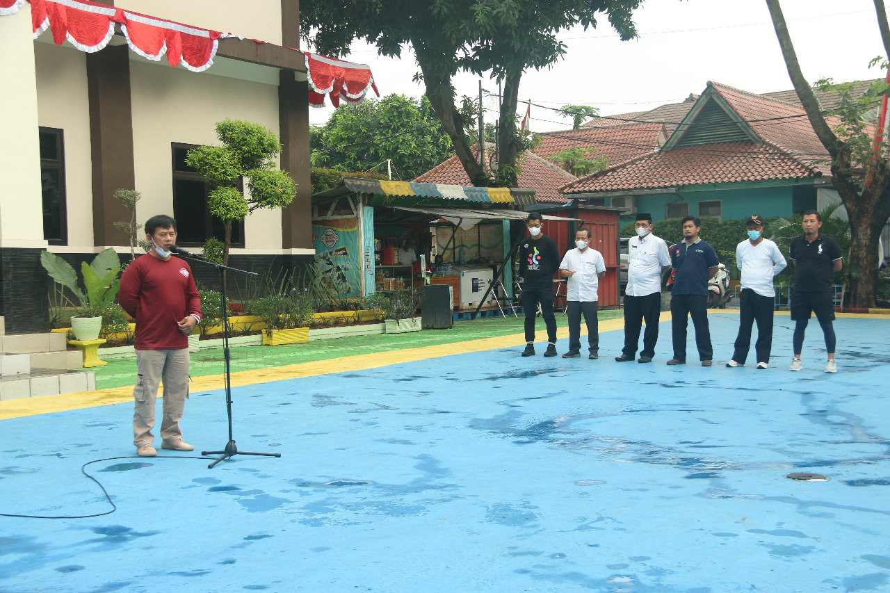 Giat Apel Jumat Pagi Pegawai Kecamatan Jatiuwung