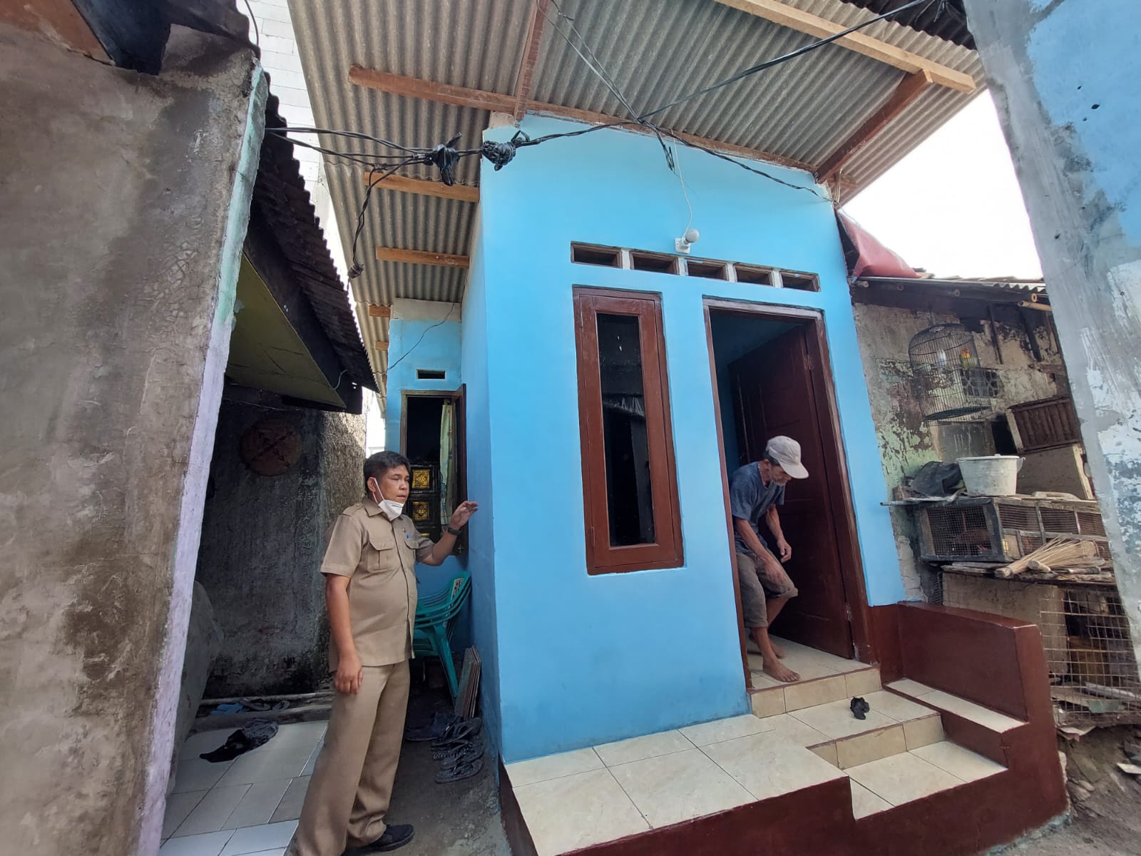 Monitoring pelaksanaan Bedah Rumah