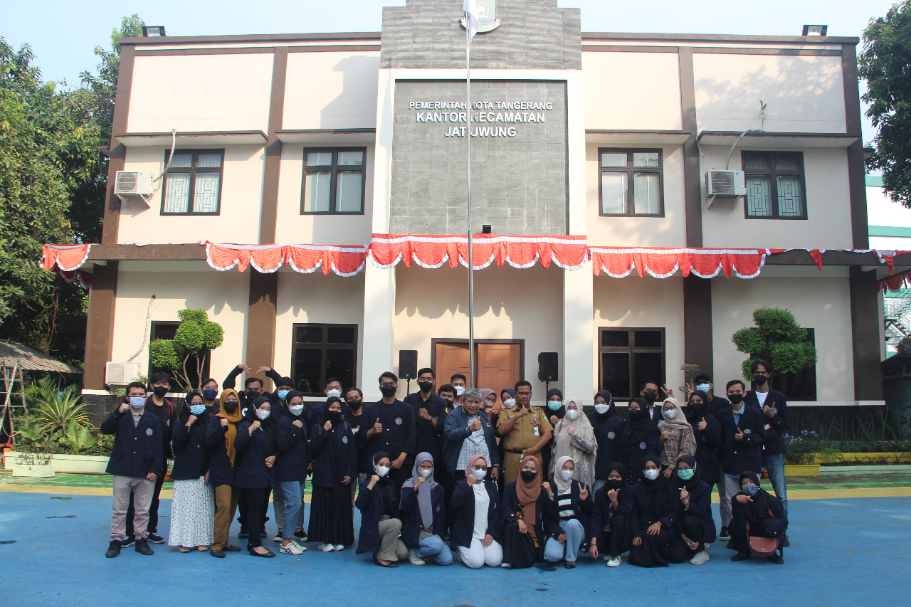 Sekcam Jatiuwung Menerima Mahasiswa KKN dari UMT