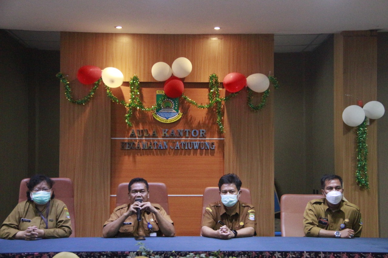 Sekcam Jatiuwung Tinjau Giat BIAN di Aula Kantor Kecamatan Jatiuwung