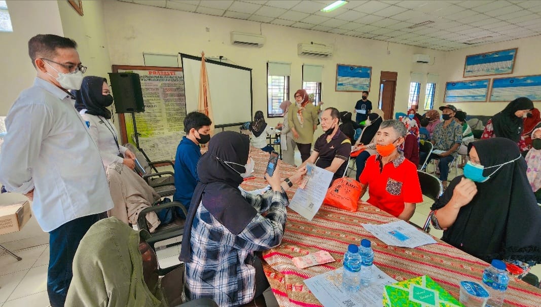 Monitoring dari Dinas Sosial Bapak Kepala Bidang Pemberdayaan Sosial,