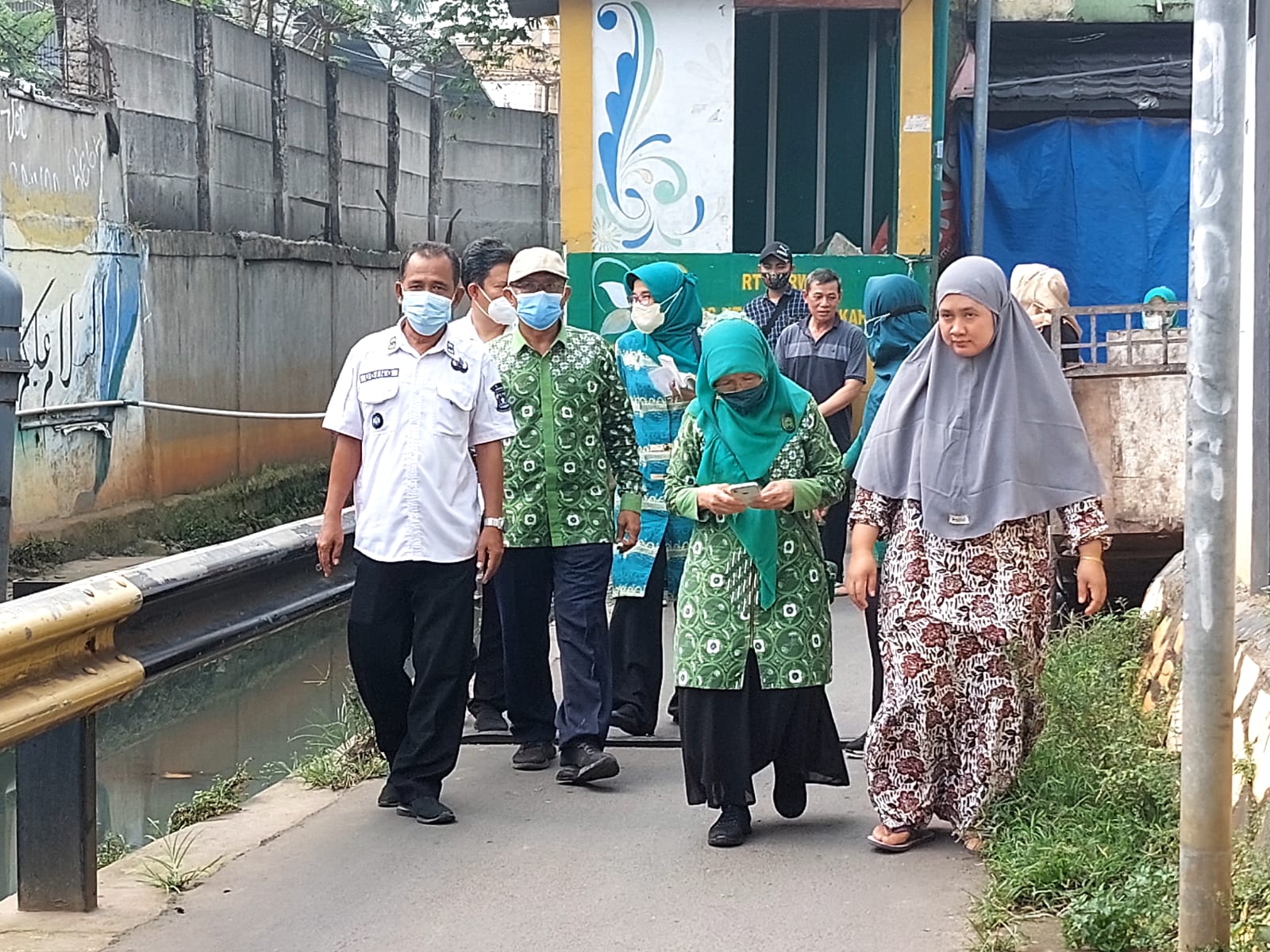 Giat mendampingi Ketua Forum Kota Tangerang Sehat ( FKTS )