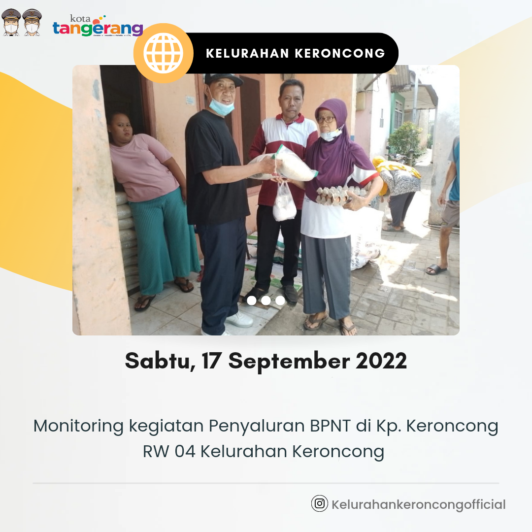 Monitoring Kegiatan Penyaluran BPNT