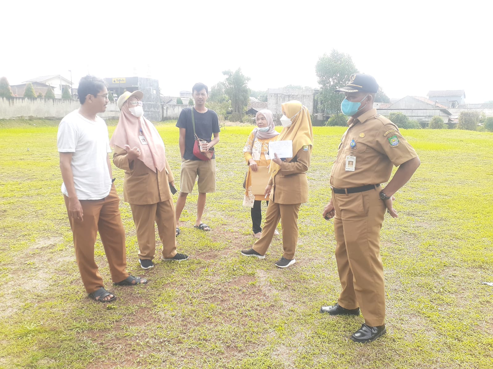 Berkoordinasi dengan Perumahan Magnolia Residence perihal pelaksanaann HUT RI yang ke 77