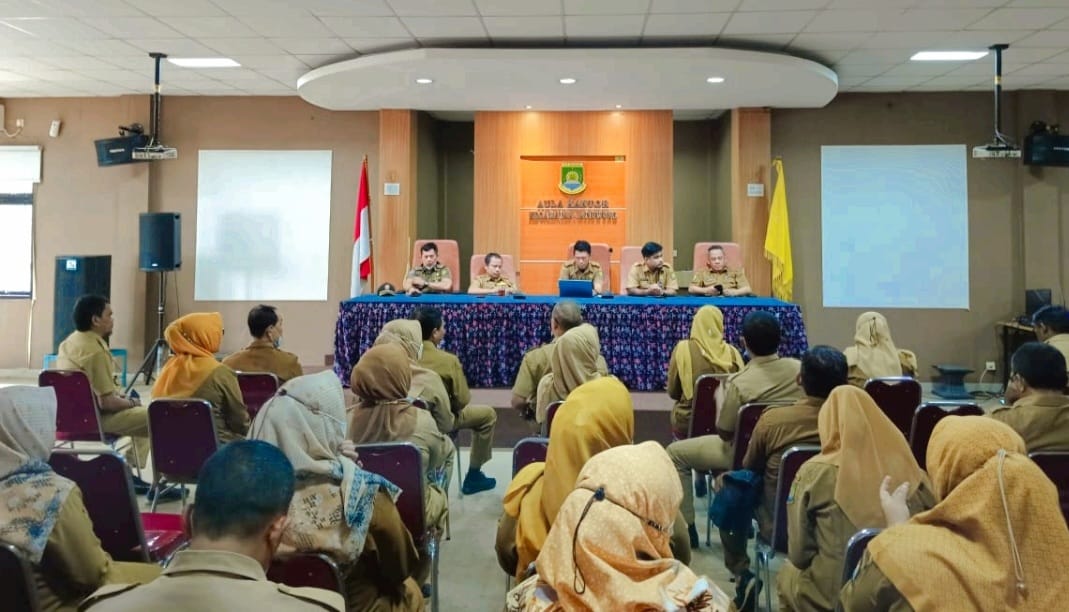 RAPAT KOORDINASI EVALUASI KEGIATAN DAN DISIPLIN PEGAWAI