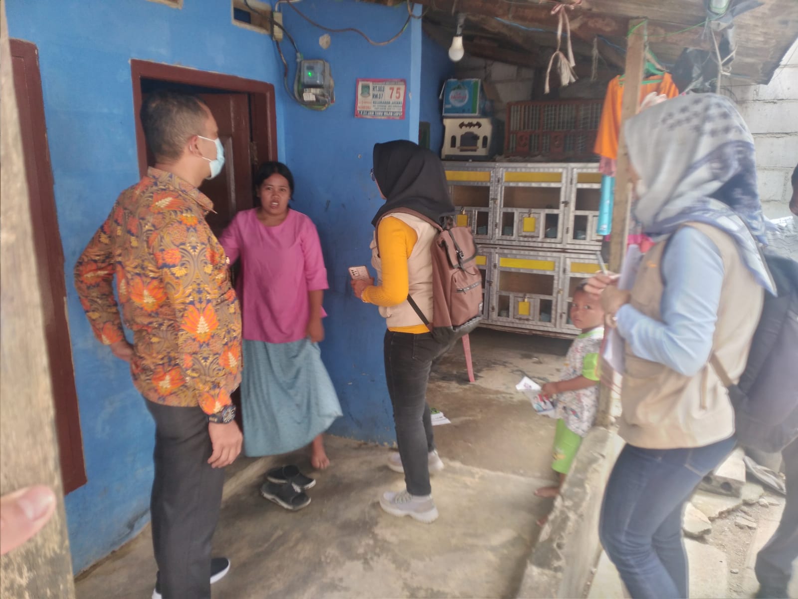 Verifikasi Calon Penerima Manfaat Bedah Rumah bersama SATKER dari Dinas PUPR Provinsi Banten