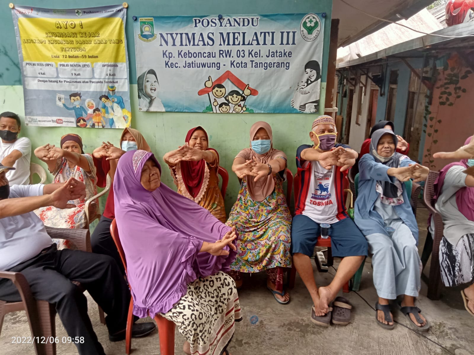 Monitoring Pelaksanaan Posyandu Lansia di Nyimas Melati III