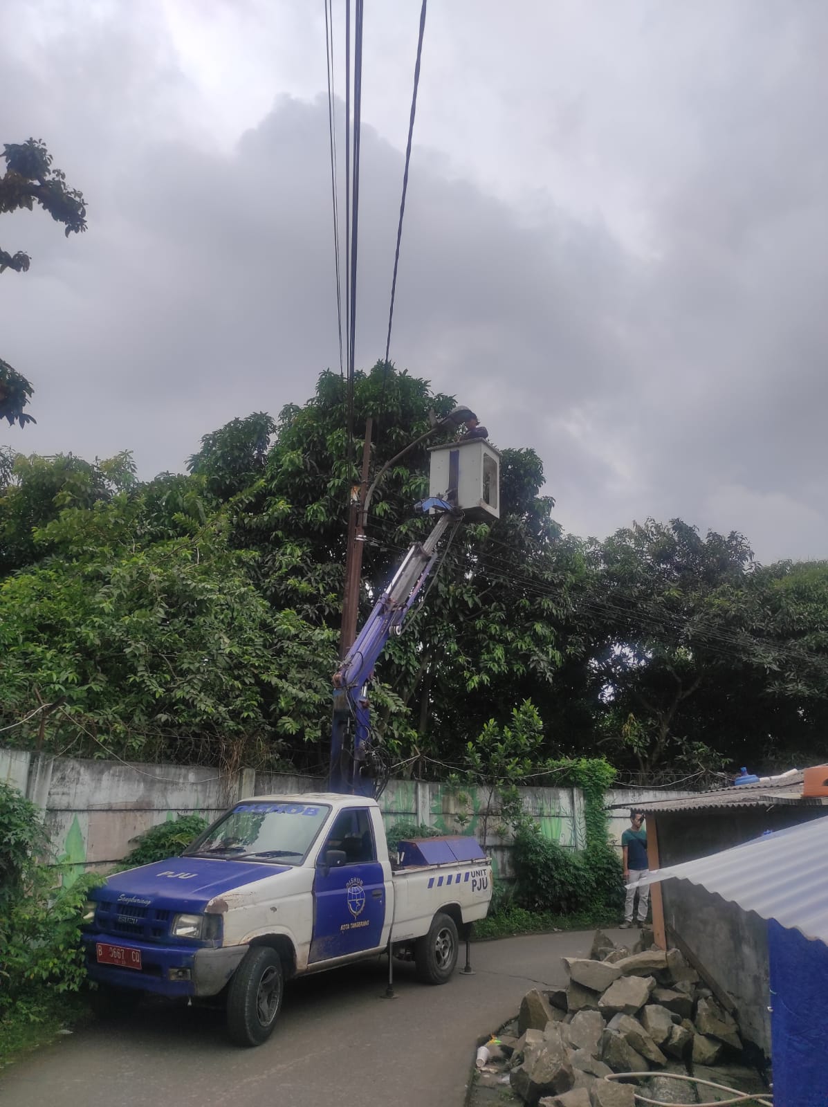 Monitoring Perbaikan PJU Tangerang Terang