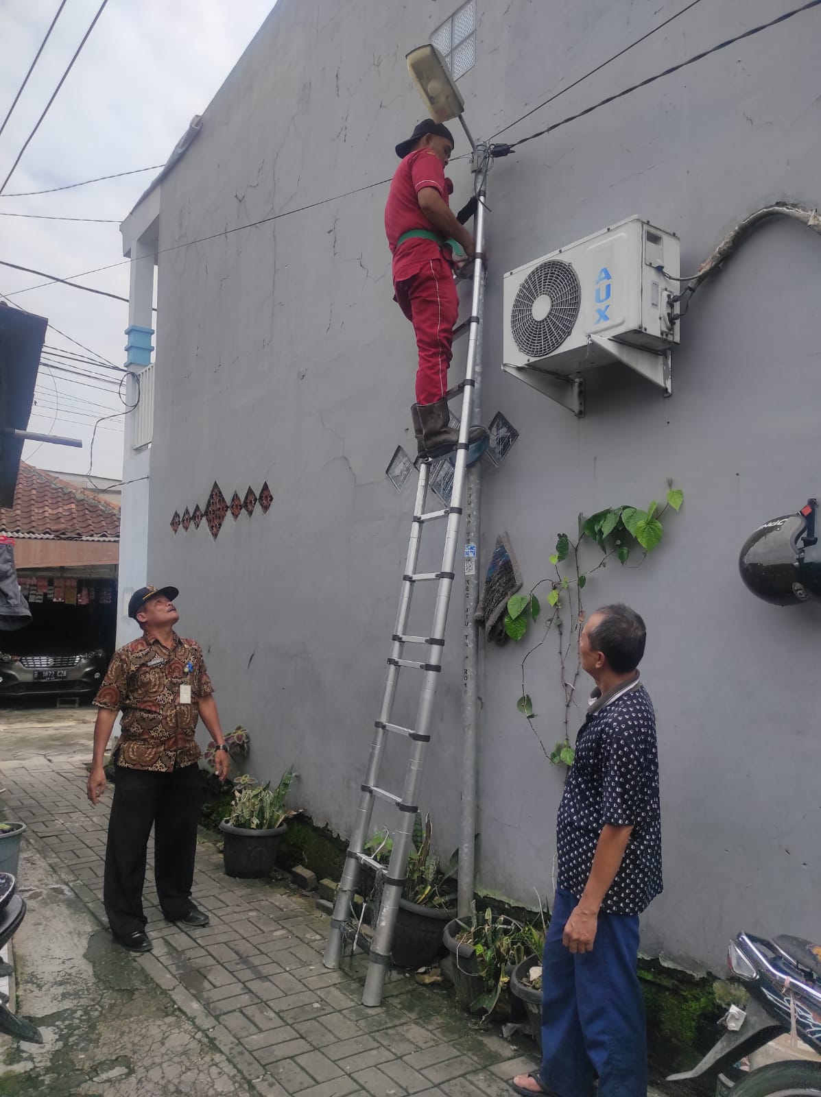 Monitoring Perbaikan PJU di RW. 003