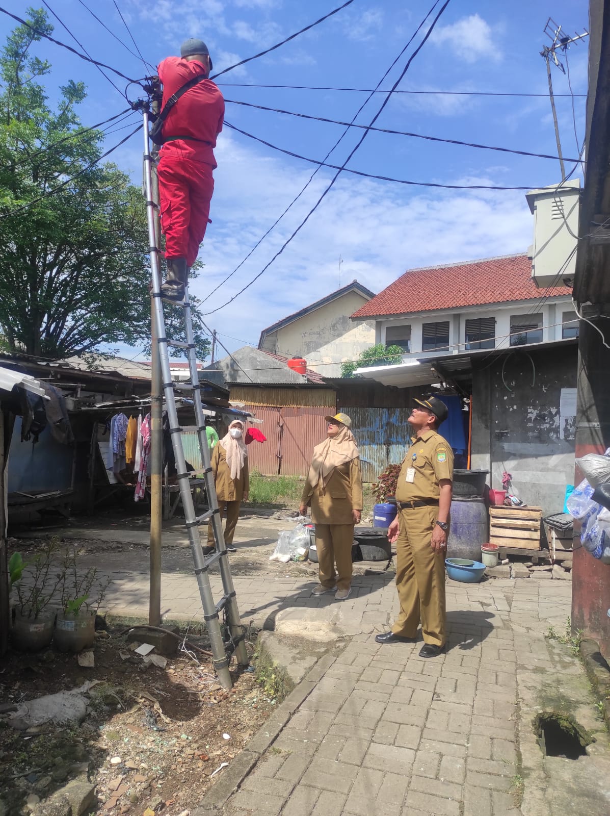 Monitoring Perbaikan PJU di RW. 007