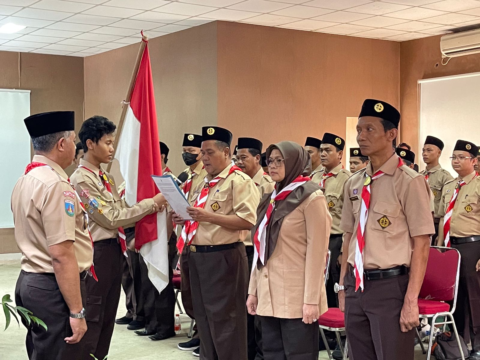 Giat Pelantikan dan Rapat Kerja Majelis Pembimbing Ranting, Pengurus dan Lembaga Pemeriksa Keuangan Kwartir Ranting Gerakan Pramuka Jatiuwung Masa Bakti 2022-2025