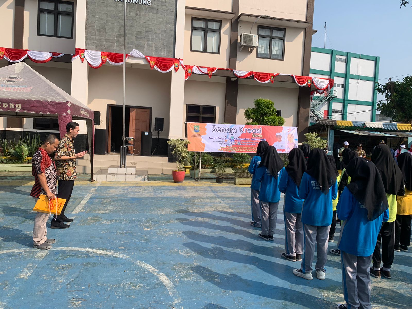 Lomba Senam Kreasi Tingkat SMP dalam rangka HUT RI ke-78