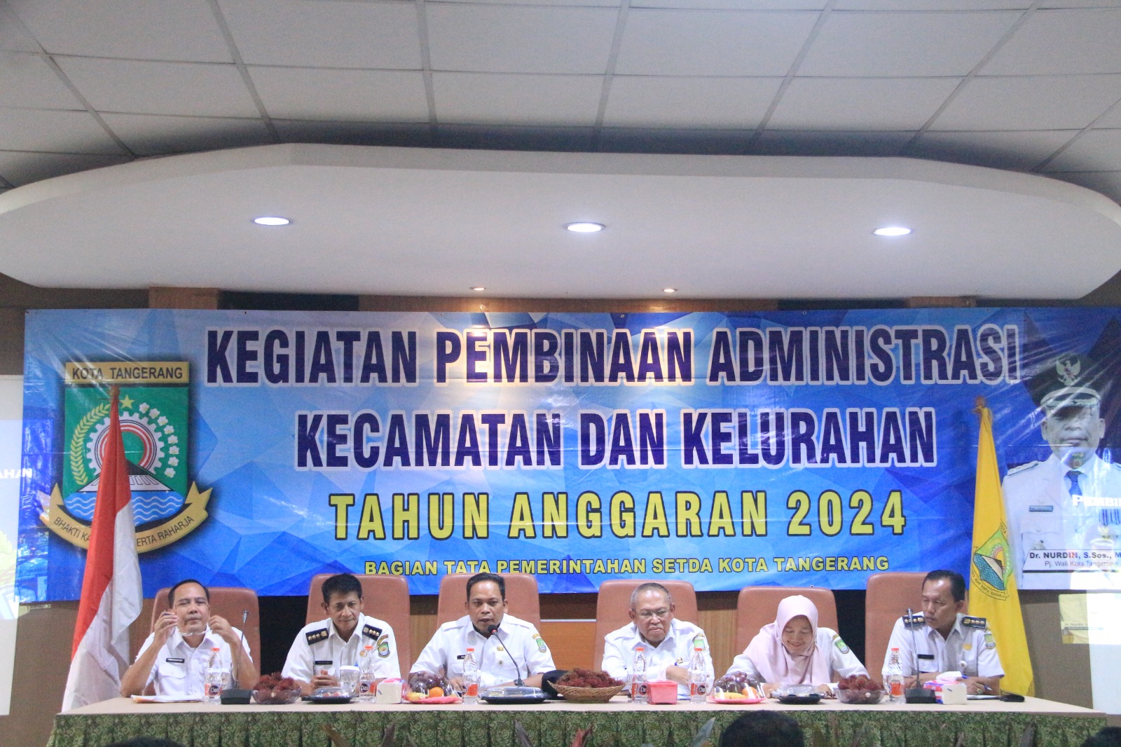 Penjabat (PJ)Walikota Buka Kegiatan Pembinaan Administrasi Kecamatan dan Kelurahan TA 2024