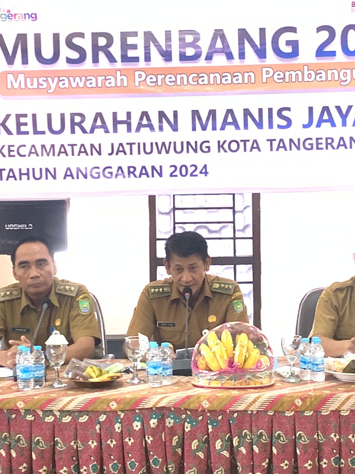 Camat Jatiuwung Buka Kegiatan Musrenbang 2025 di Kelurahan Manis Jaya