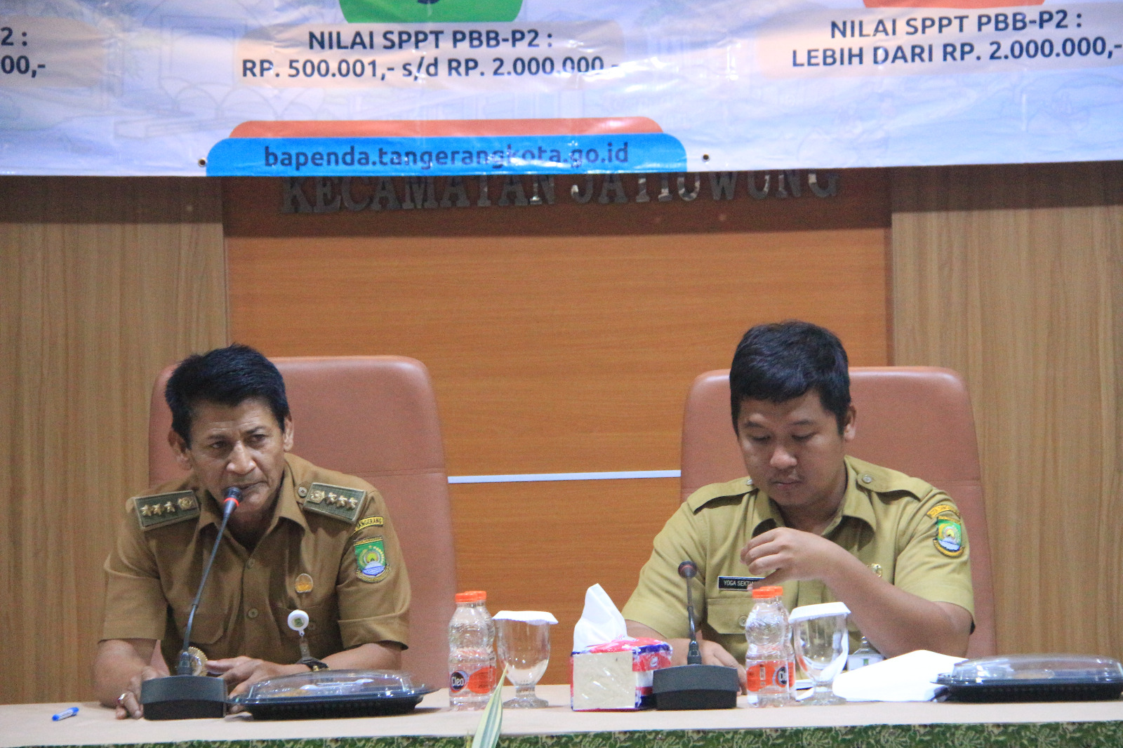 Camat Jatiuwung Buka Kegiatan Sosialisasi PBB-P2 dan BPHTB dan Penyebaran SPPT-PBB-P2 Tahun 2024