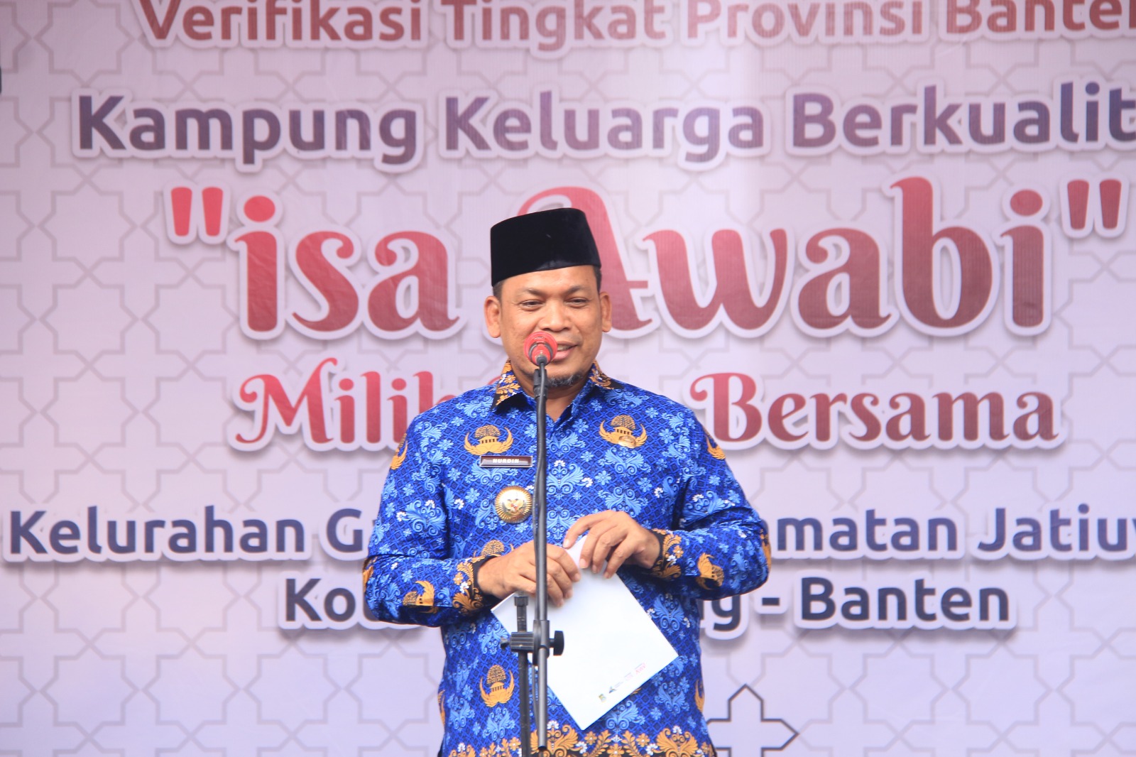 Kegiatan Verifikasi Lomba Kampung Berkualitas Isa Awabi Tingkat Provinsi Banten