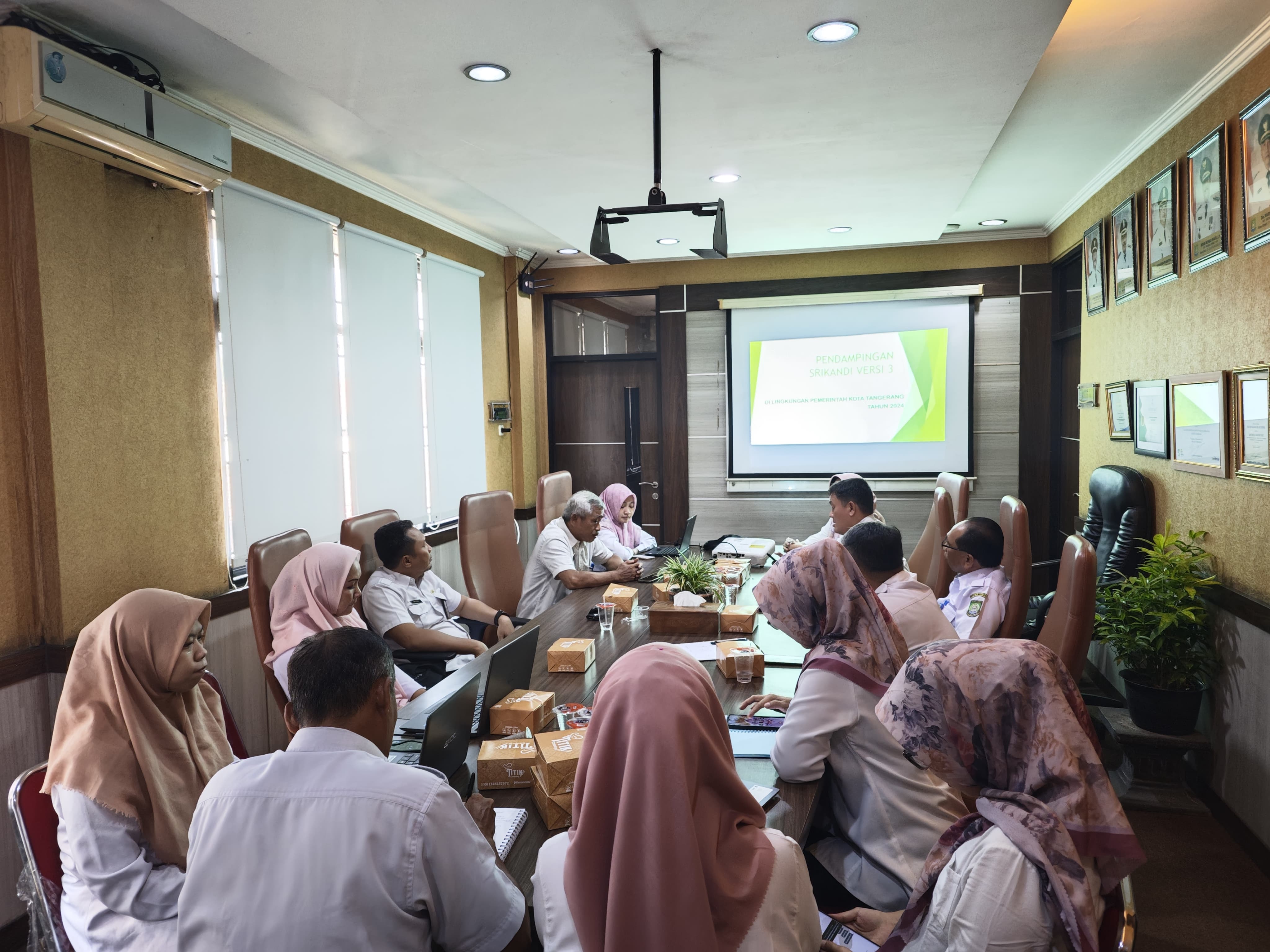 Pelatihan pendampingan aplikasi Srikandi oleh DPAD Kota Tangerang