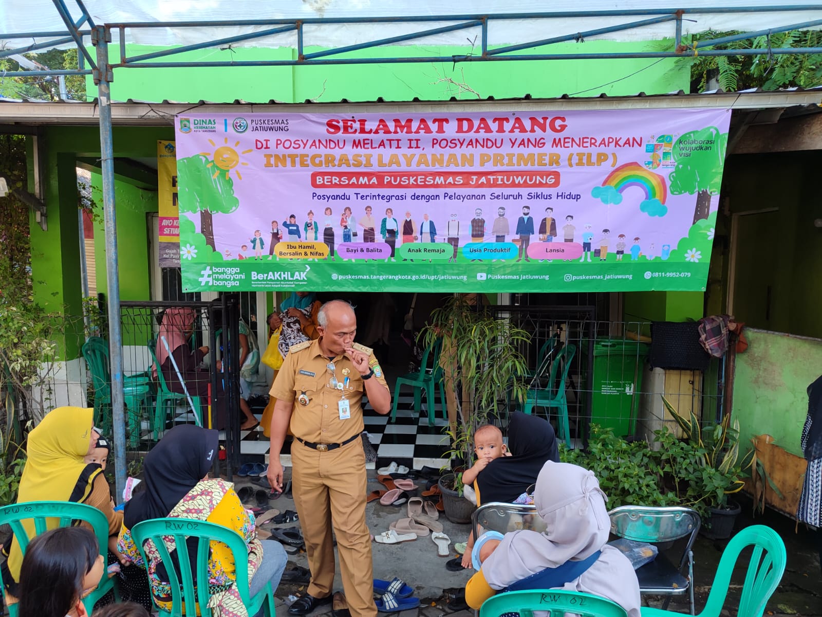 Launching Integrasi Layanan Primer (ILP) di Posyandu Melati II Kel.Pasir Jaya