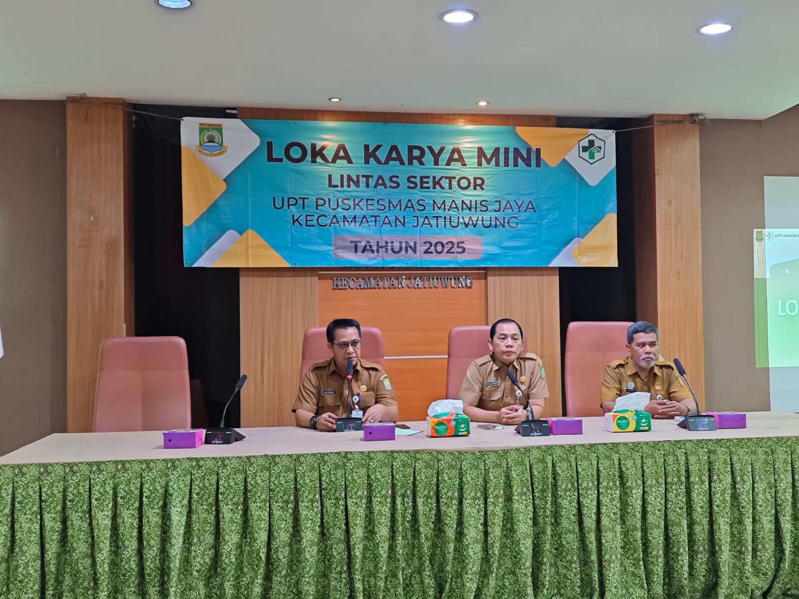 Loka Karya Mini Lintas Sektor UPT Puskesmas Manis Jaya Thn 2025