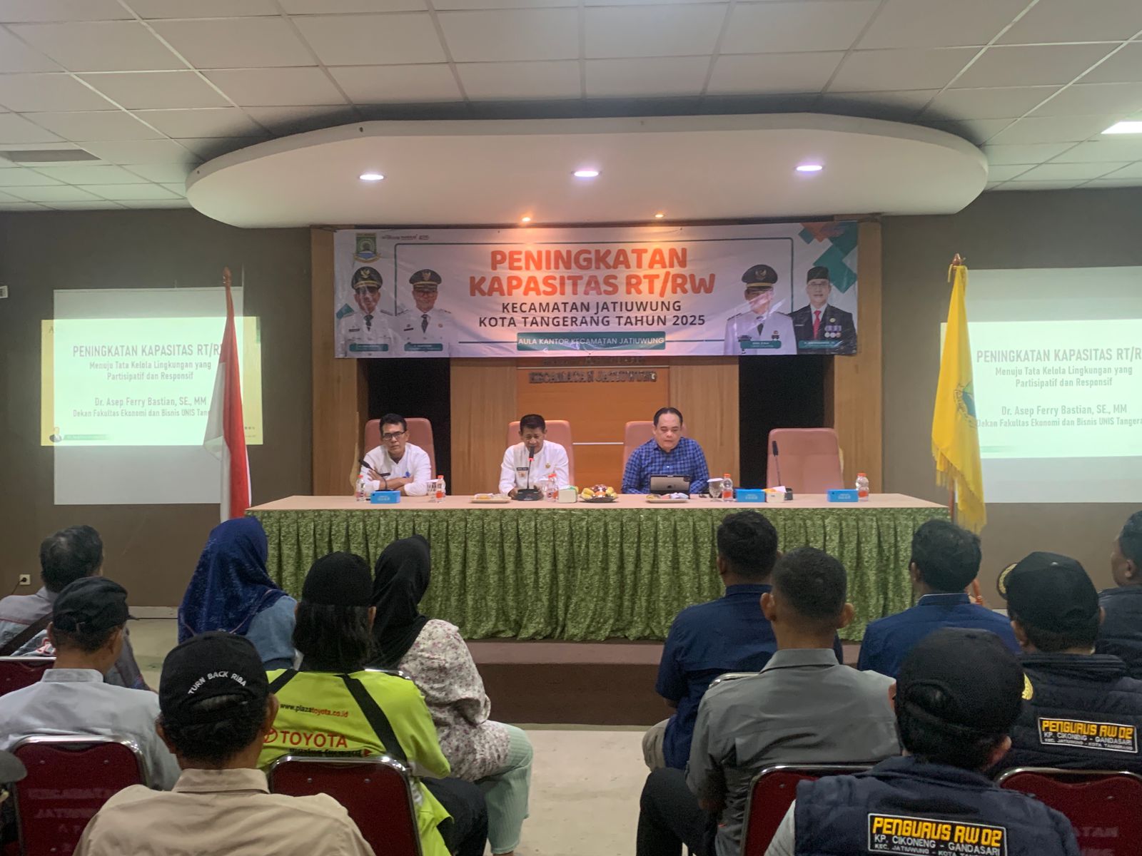 Peningkatan Kapasitas RT/RW Kecamatan Jatiuwung Kota Tangerang Tahun 2025
