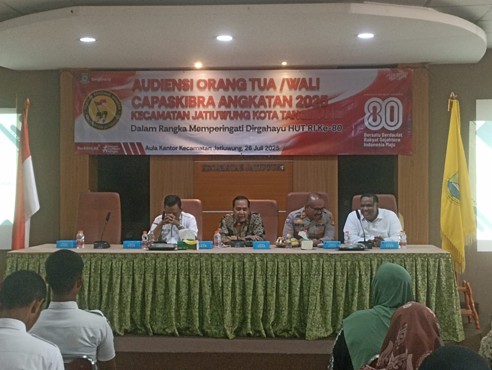 Audensi orangtua/wali Capaskibra Angkatan 2025